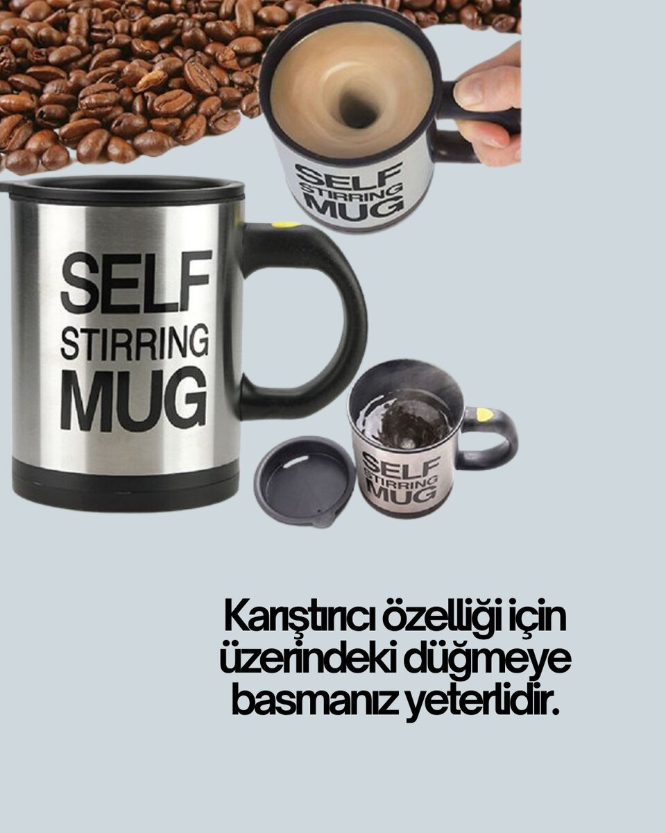 Kendi Kendini Karıştıran Termos Kupa – Pratik Güçlü Motorlu ve Termos Özellikli 2 Kendi Kendini Karıştıran Termos Kupa – Pratik Güçlü Motorlu ve Termos Özellikli - Görsel 2