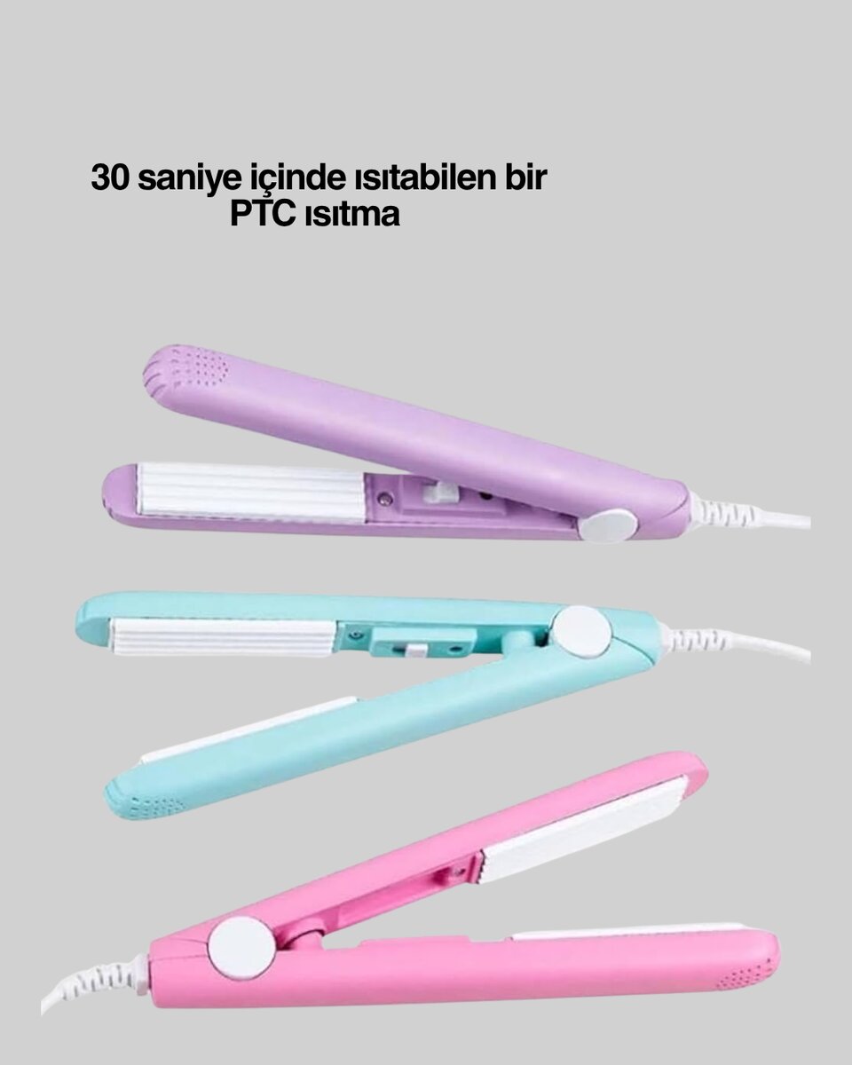 2’si 1 Arada Saç Düzleştirici ve Bukle Maşası – Düz ve Kıvırcık Saçlara Uygun Çok Yönlü Kullanım 2 2’si 1 Arada Saç Düzleştirici ve Bukle Maşası – Düz ve Kıvırcık Saçlara Uygun Çok Yönlü Kullanım - Görsel 2