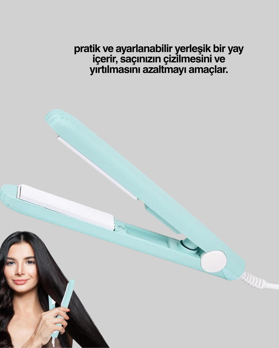 Seramik Kaplamalı Saç Hasarını Azaltan Kısa Saçlara Uygun Bukle Maşası 2 Seramik Kaplamalı Saç Hasarını Azaltan Kısa Saçlara Uygun Bukle Maşası - Görsel 2