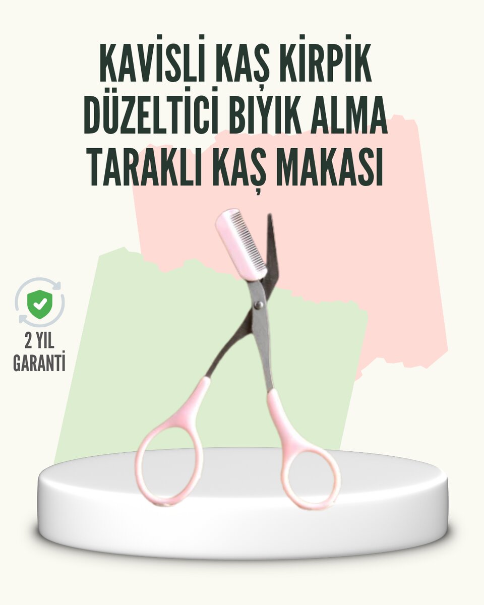 İnce Uçlu Çok Amaçlı Kaş Makası 1 İnce Uçlu Çok Amaçlı Kaş Makası