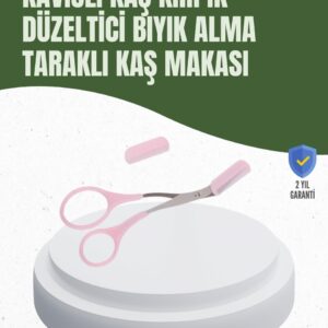 Hassas Kesim İçin Kavisli Yüz Bakım Makası