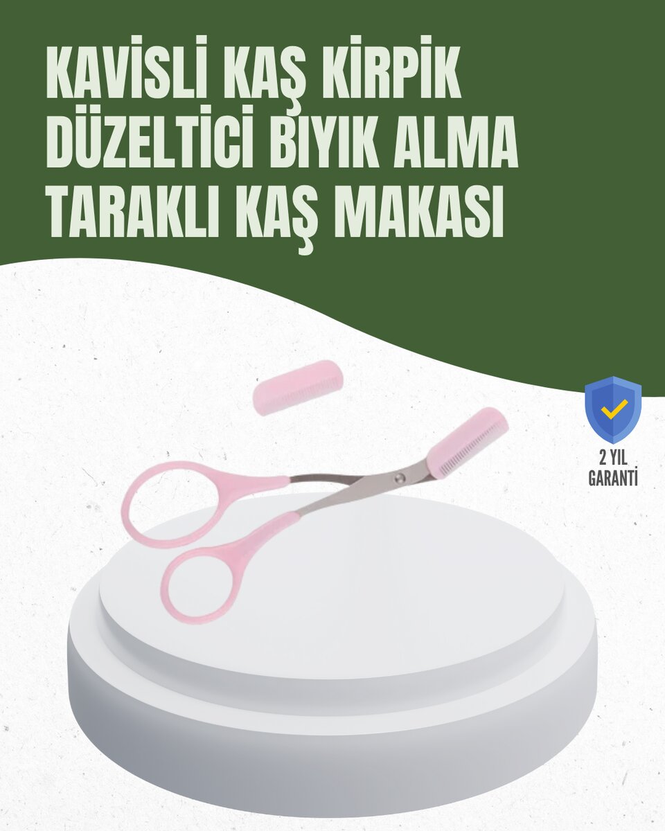 Hassas Kesim İçin Kavisli Yüz Bakım Makası 1 Hassas Kesim İçin Kavisli Yüz Bakım Makası