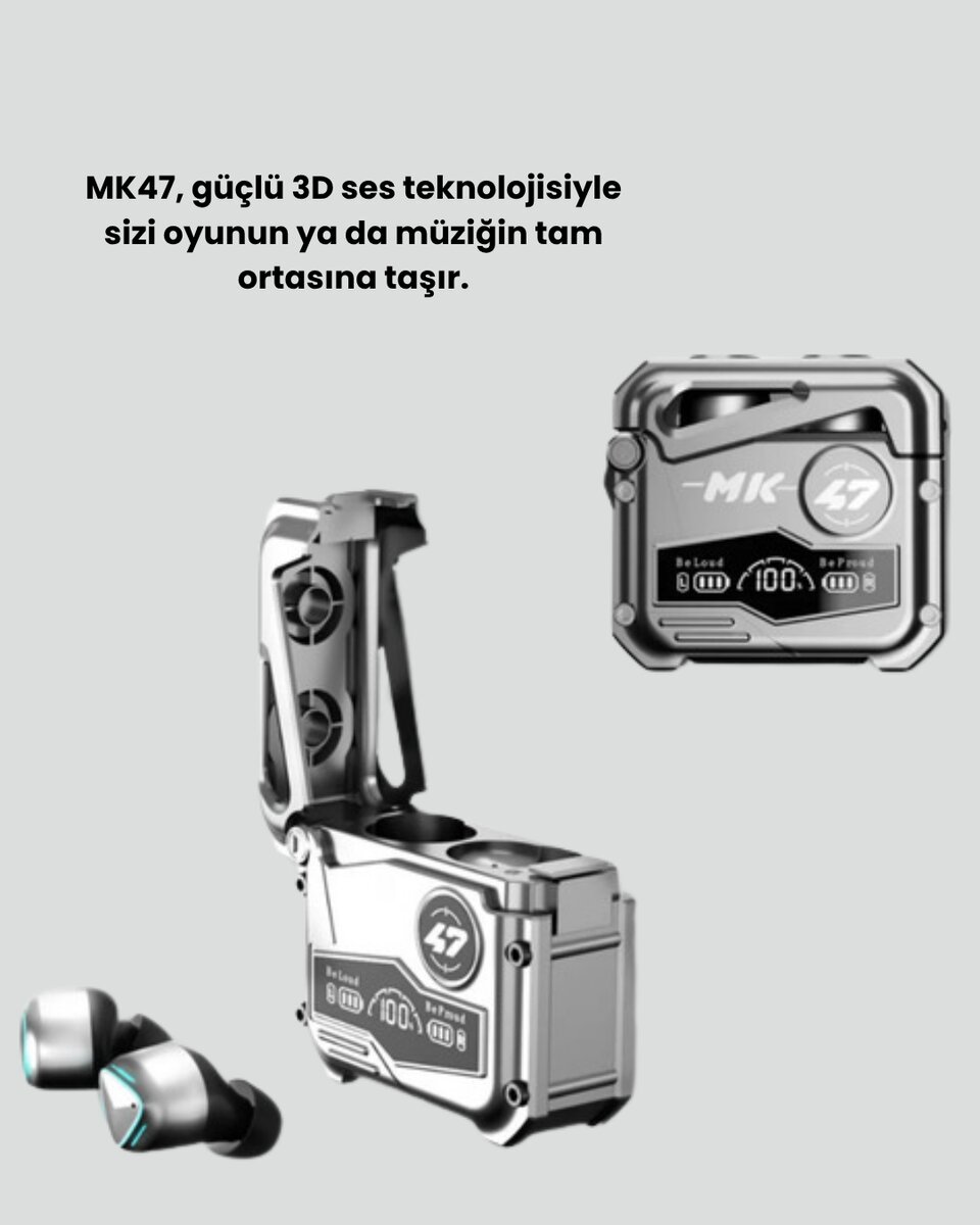 Kablosuz Kulaklık – 3D Ses ve Gürültü Engelleme 3 Kablosuz Kulaklık – 3D Ses ve Gürültü Engelleme - Görsel 3