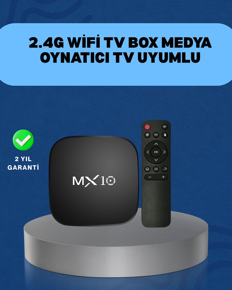 4K Medya Kutusu HDMI-USB Bağlantılı Android TV Çözümü 1 4K Medya Kutusu HDMI-USB Bağlantılı Android TV Çözümü