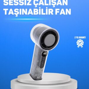 Haydiburaya 81 Ultra Sessiz USB Şarjlı Fan | Taşınabilir ve Hafif Tasarım