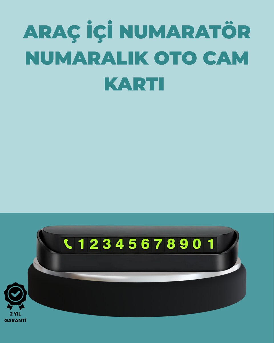 Fosforlu Numara Göstergesi 1 Fosforlu Numara Göstergesi