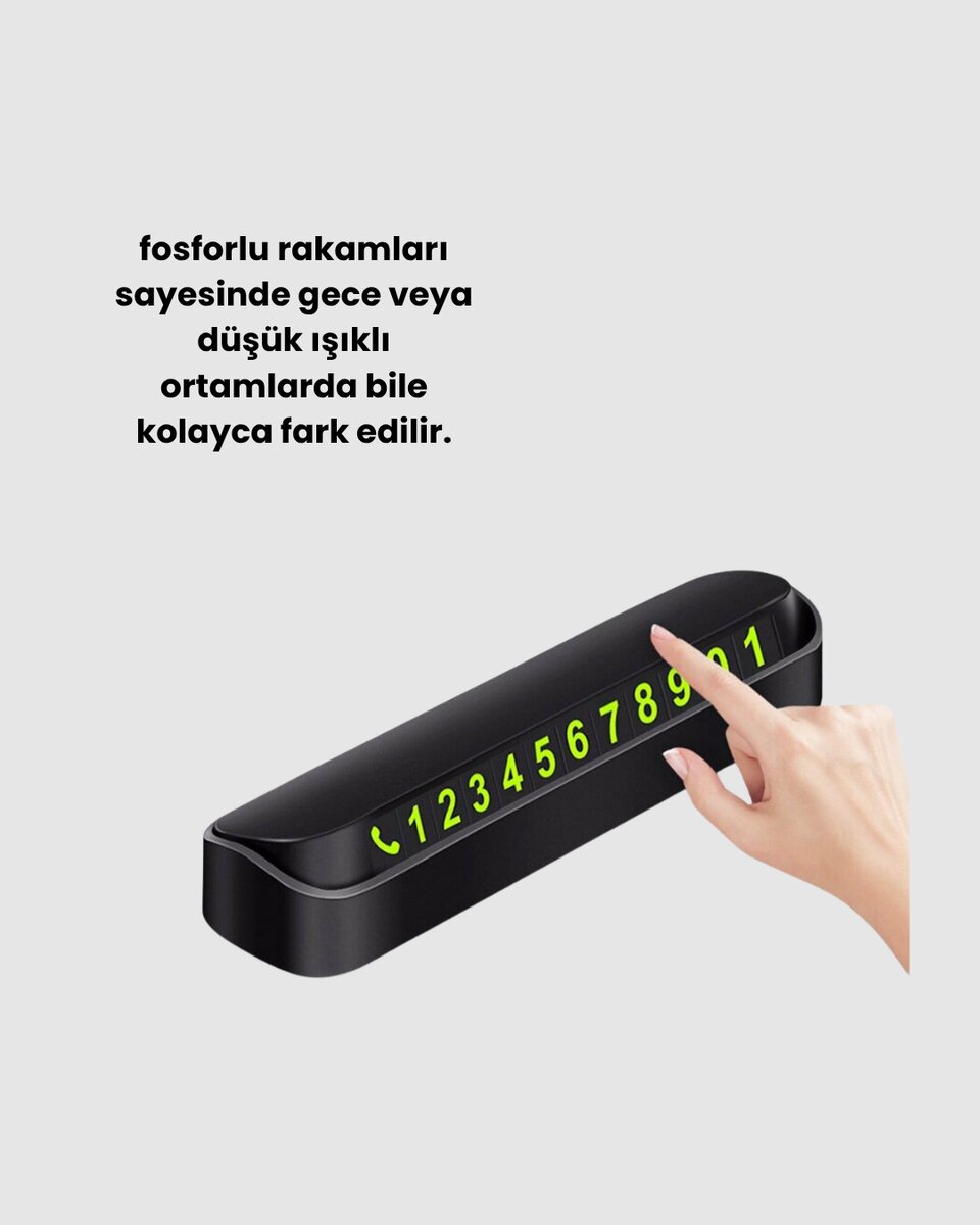 Fosforlu Numara Göstergesi 3 Fosforlu Numara Göstergesi - Görsel 3