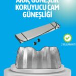 Gelişmiş Yansıtıcılı Katlanabilir Araç Güneşliği – Alüminyum & Süngerli İzolasyon Teknolojisi