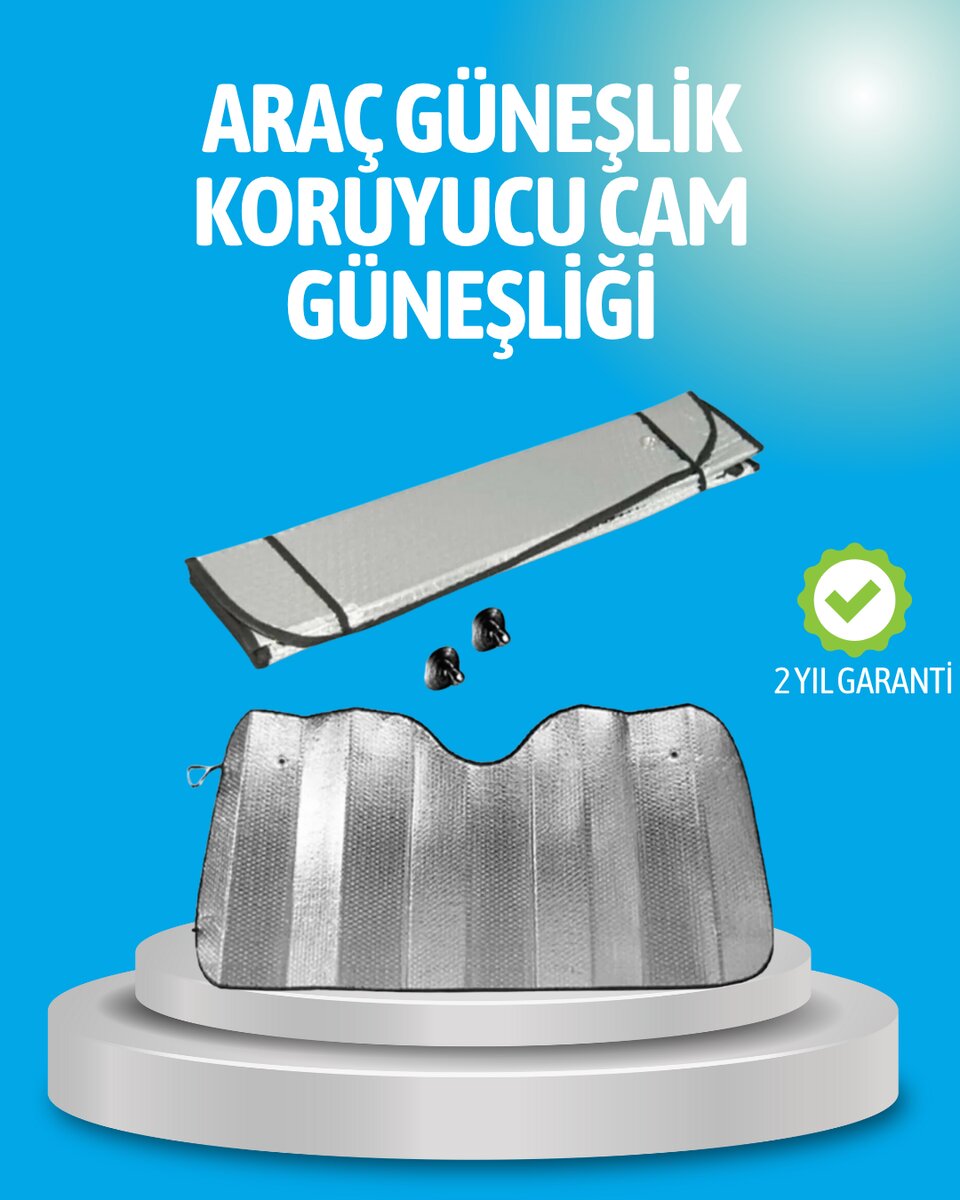 Gelişmiş Yansıtıcılı Katlanabilir Araç Güneşliği – Alüminyum & Süngerli İzolasyon Teknolojisi 1 Gelişmiş Yansıtıcılı Katlanabilir Araç Güneşliği – Alüminyum & Süngerli İzolasyon Teknolojisi