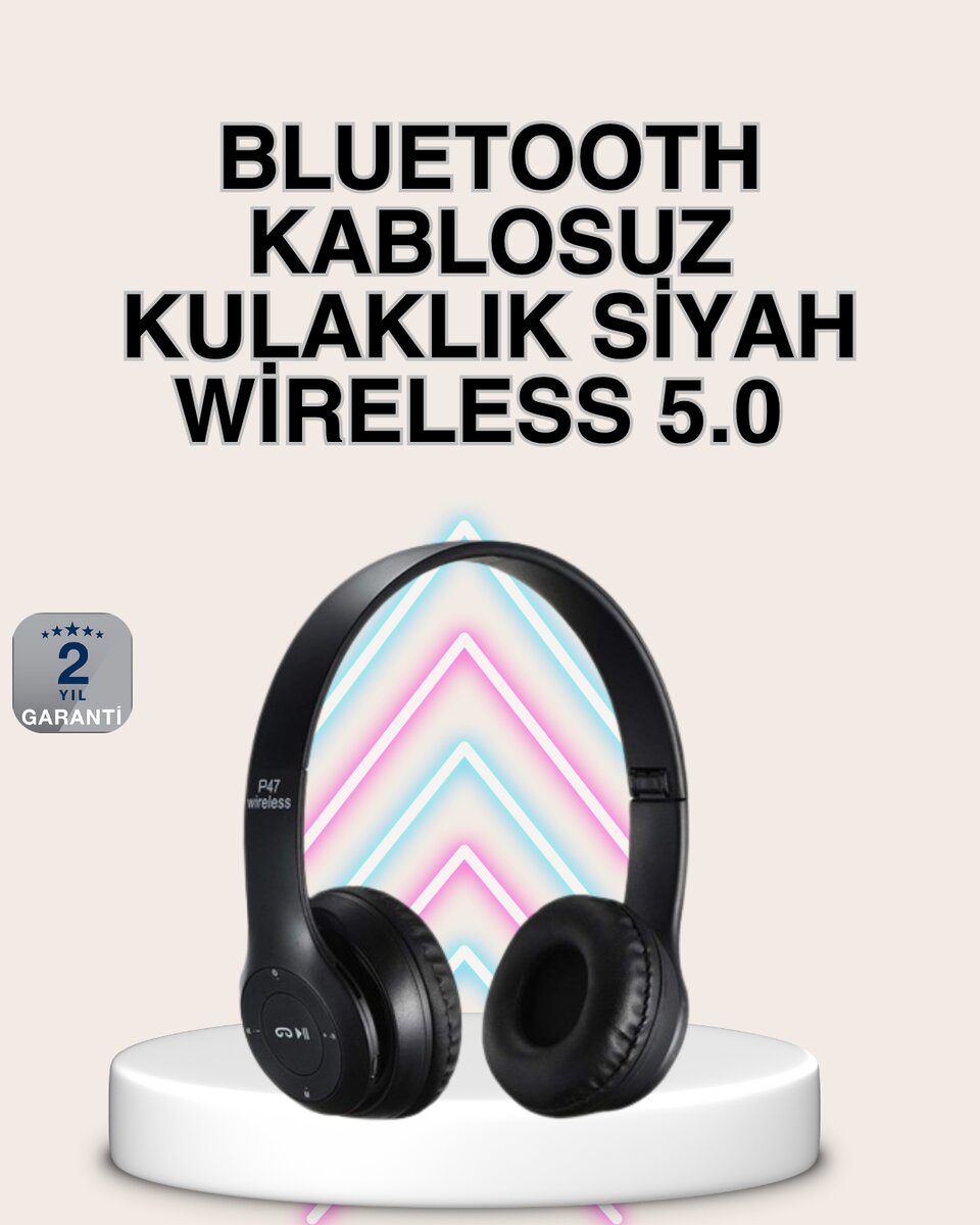 Katlanabilir Tasarımlı Bluetooth 5.0 Kulaklık | Eller Serbest Arama ve Çift Cihaz Desteği 1 Katlanabilir Tasarımlı Bluetooth 5.0 Kulaklık | Eller Serbest Arama ve Çift Cihaz Desteği
