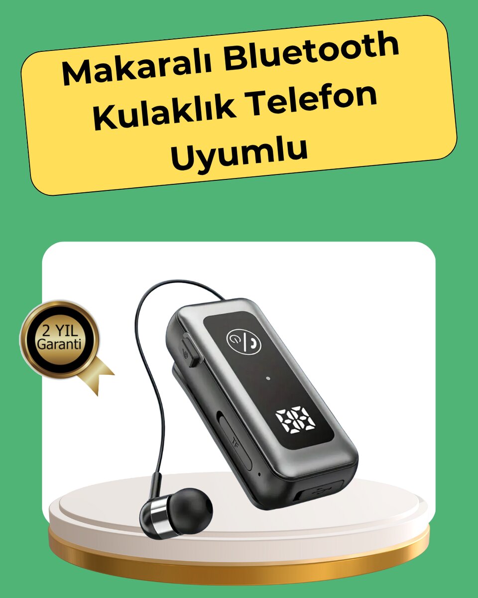 Hafıza Kartı Destekli Bluetooth 5.2 Kulaklık – İki Cihaza Bağlanma Özelliği 1 Hafıza Kartı Destekli Bluetooth 5.2 Kulaklık – İki Cihaza Bağlanma Özelliği