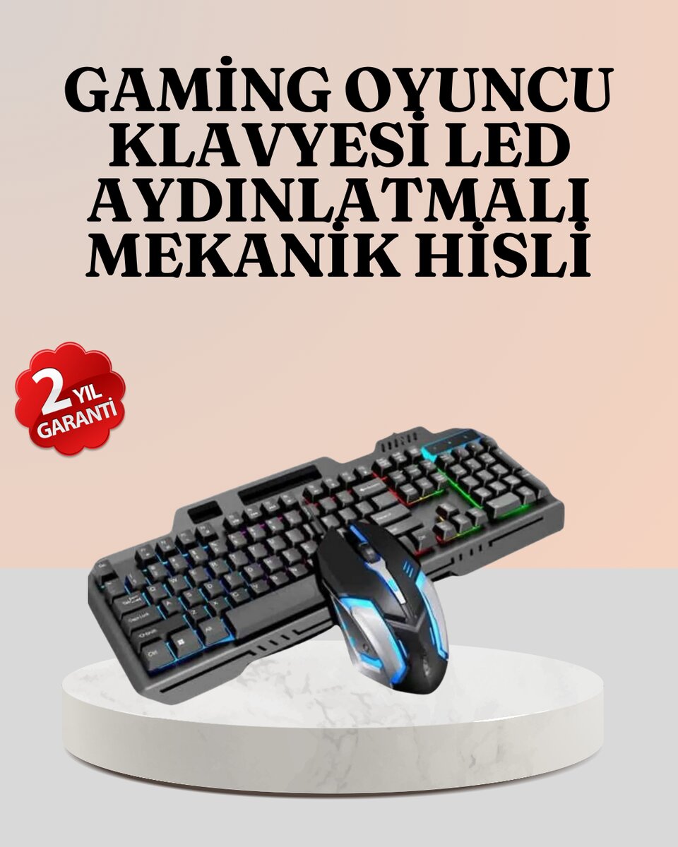 RGB Aydınlatmalı Oyuncu Klavye Mouse – Mekanik Hissiyat Maksimum Kontrol 1 RGB Aydınlatmalı Oyuncu Klavye Mouse – Mekanik Hissiyat Maksimum Kontrol