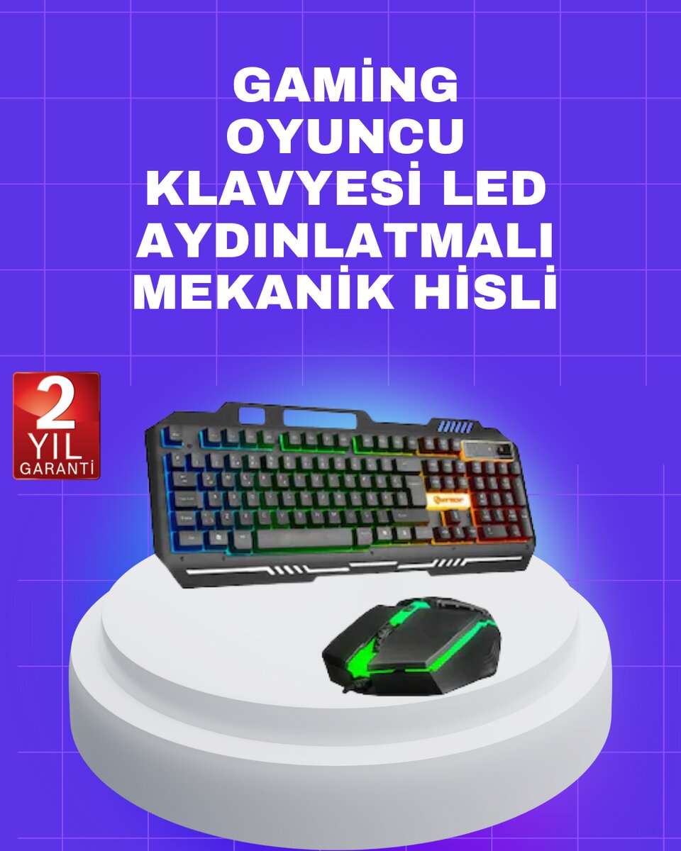 Gaming Klavye Mouse – Çatışmasız Tuş Hızlı Tepki Süresi 1 Gaming Klavye Mouse – Çatışmasız Tuş Hızlı Tepki Süresi