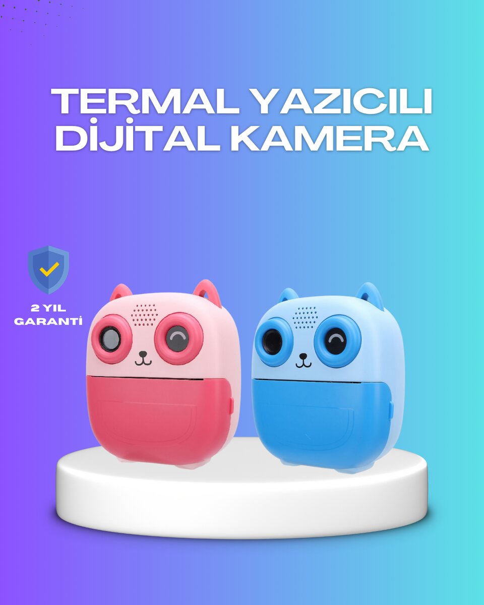 2.4 İnç Ekranlı Çocuk Fotoğraf Makinesi 6X Zoom Özellikli 1 2.4 İnç Ekranlı Çocuk Fotoğraf Makinesi 6X Zoom Özellikli