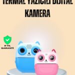 Çocuklar İçin Eğlenceli Dijital Kamera 1300mAh Şarjlı