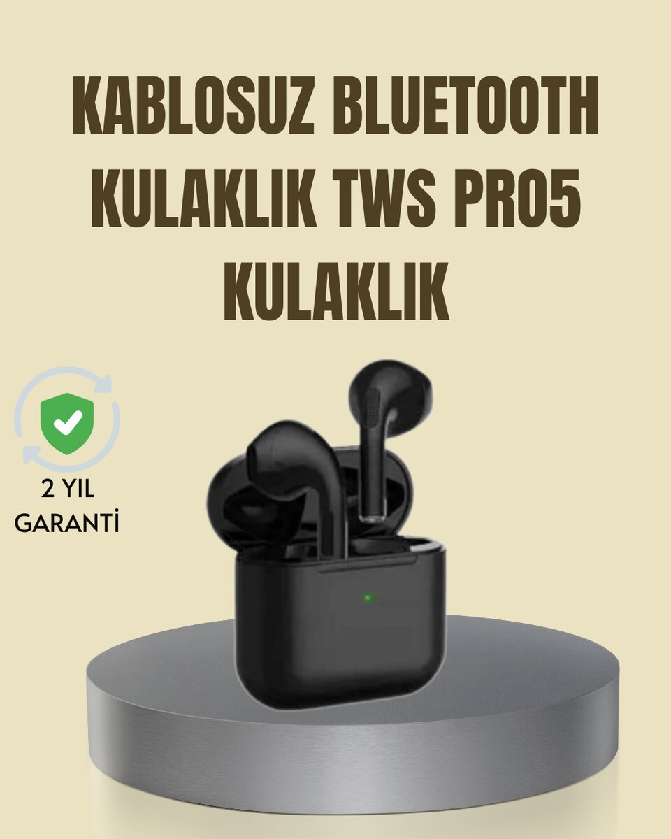 Bluetooth 5.1 Teknolojili TWS Pro 5 – Güçlü ve Kararlı Bağlantı 1 Bluetooth 5.1 Teknolojili TWS Pro 5 – Güçlü ve Kararlı Bağlantı