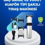 Paslanmaz Çelik Bıçaklı Tıraş Makinesi – Keskin ve Dayanıklı