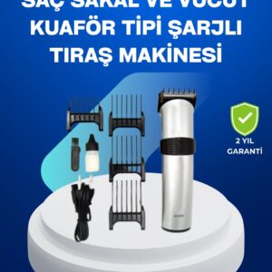 Paslanmaz Çelik Bıçaklı Tıraş Makinesi – Keskin ve Dayanıklı