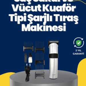 5 Farklı Kesim Tarağıyla Gelen Çok Amaçlı Tıraş Cihazı