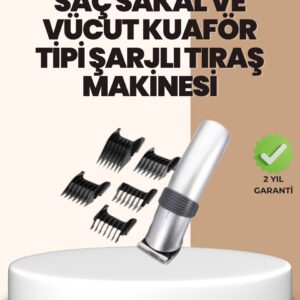 Tıraş Makinesi Temizlik ve Yağlama Setiyle Birlikte