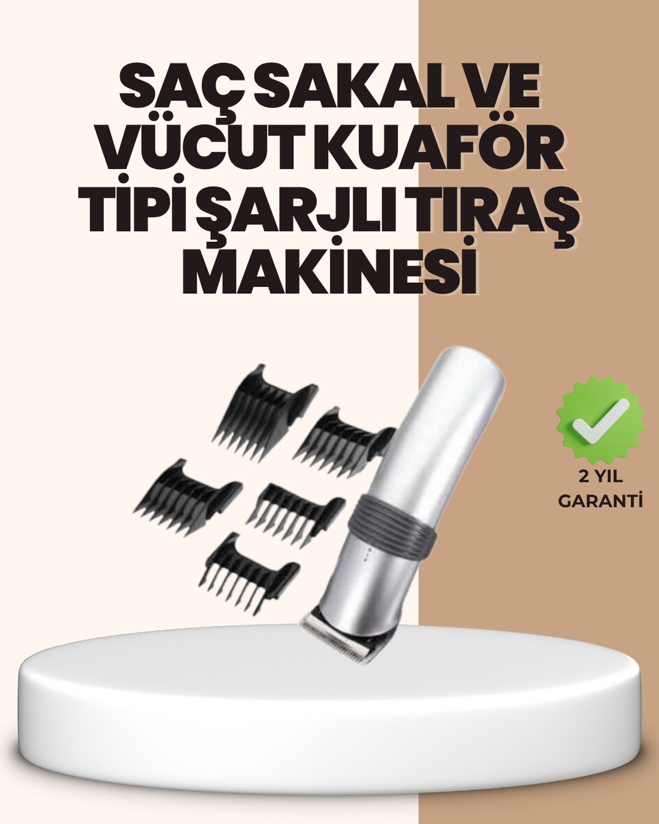 Tıraş Makinesi Temizlik ve Yağlama Setiyle Birlikte 1 Tıraş Makinesi Temizlik ve Yağlama Setiyle Birlikte