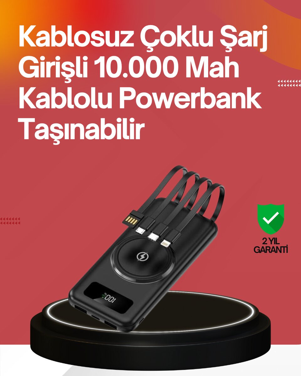 22.5W Hızlı + 15W Kablosuz Şarj – Akıllı Powerbank ile Her An Enerji 1 22.5W Hızlı + 15W Kablosuz Şarj – Akıllı Powerbank ile Her An Enerji