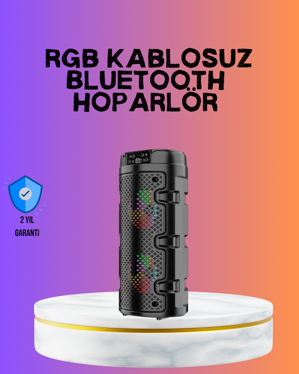 Güçlü Bass ve Net Tiz Özellikli Kablosuz Hoparlör 1 Güçlü Bass ve Net Tiz Özellikli Kablosuz Hoparlör