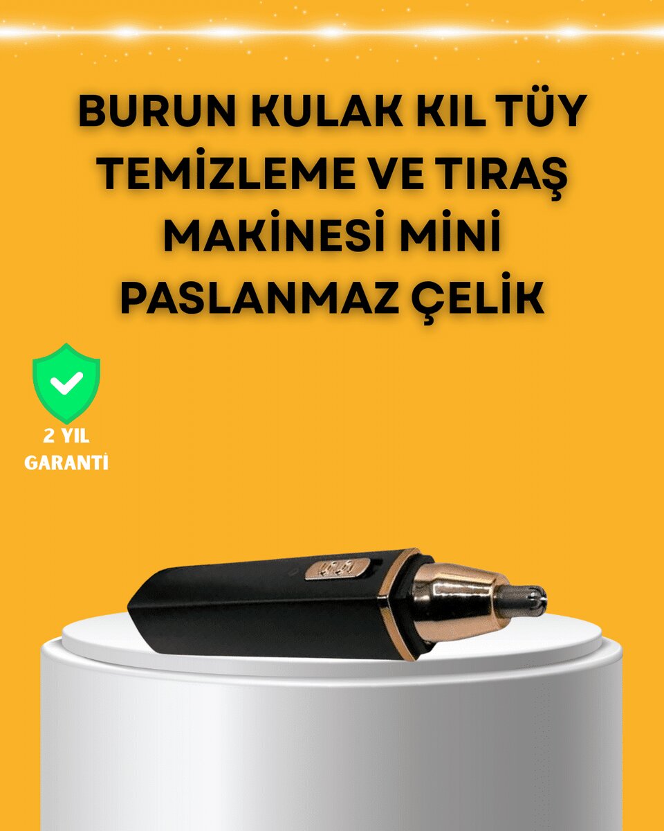 USB Şarjlı Sessiz Burun ve Kulak Kılı Temizleme Cihazı 1 USB Şarjlı Sessiz Burun ve Kulak Kılı Temizleme Cihazı