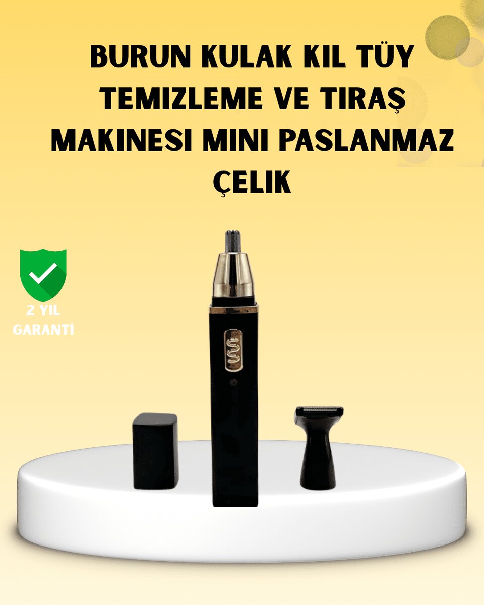 Şarjlı burun ve kulak kılı temizleme cihazı 1 Şarjlı burun ve kulak kılı temizleme cihazı