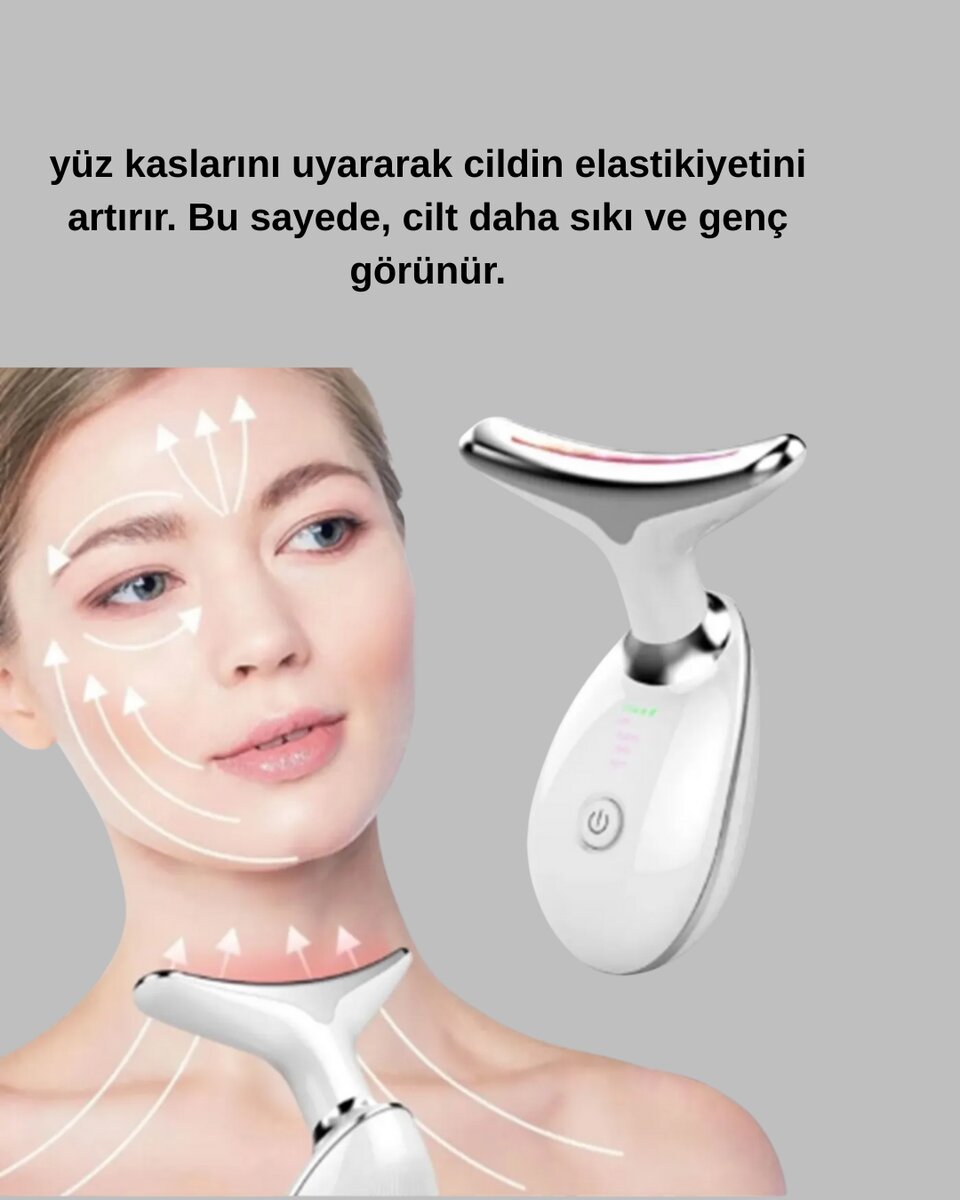 Kırışıklık Önleyici Güzellik Cihazı | Mikro Akım Masaj ve Isı Terapisi 2 Kırışıklık Önleyici Güzellik Cihazı | Mikro Akım Masaj ve Isı Terapisi - Görsel 2