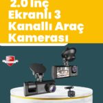 Full HD Çift Yönlü Araç Kamerası Hareket Algılama Döngüsel Kayıt