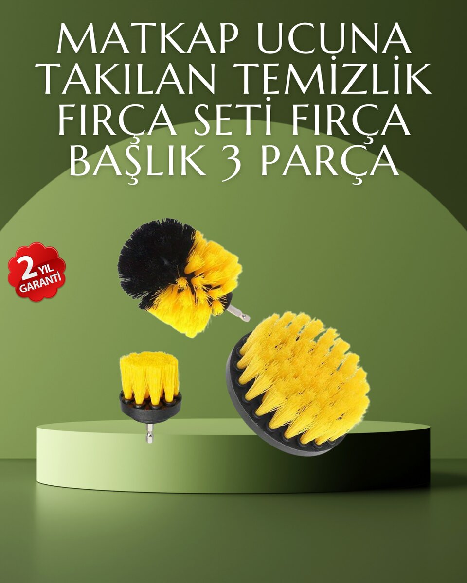 Matkap Ucu Temizlik Fırçası Seti Ev ve Araç İçin 1 Matkap Ucu Temizlik Fırçası Seti Ev ve Araç İçin