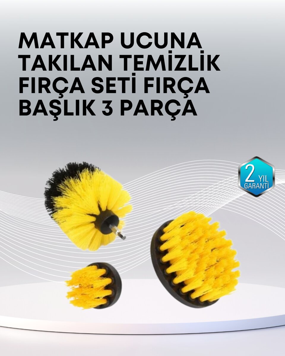 3’lü Matkap Ucu Temizlik Fırçası Seti Çok Amaçlı 1 3’lü Matkap Ucu Temizlik Fırçası Seti Çok Amaçlı