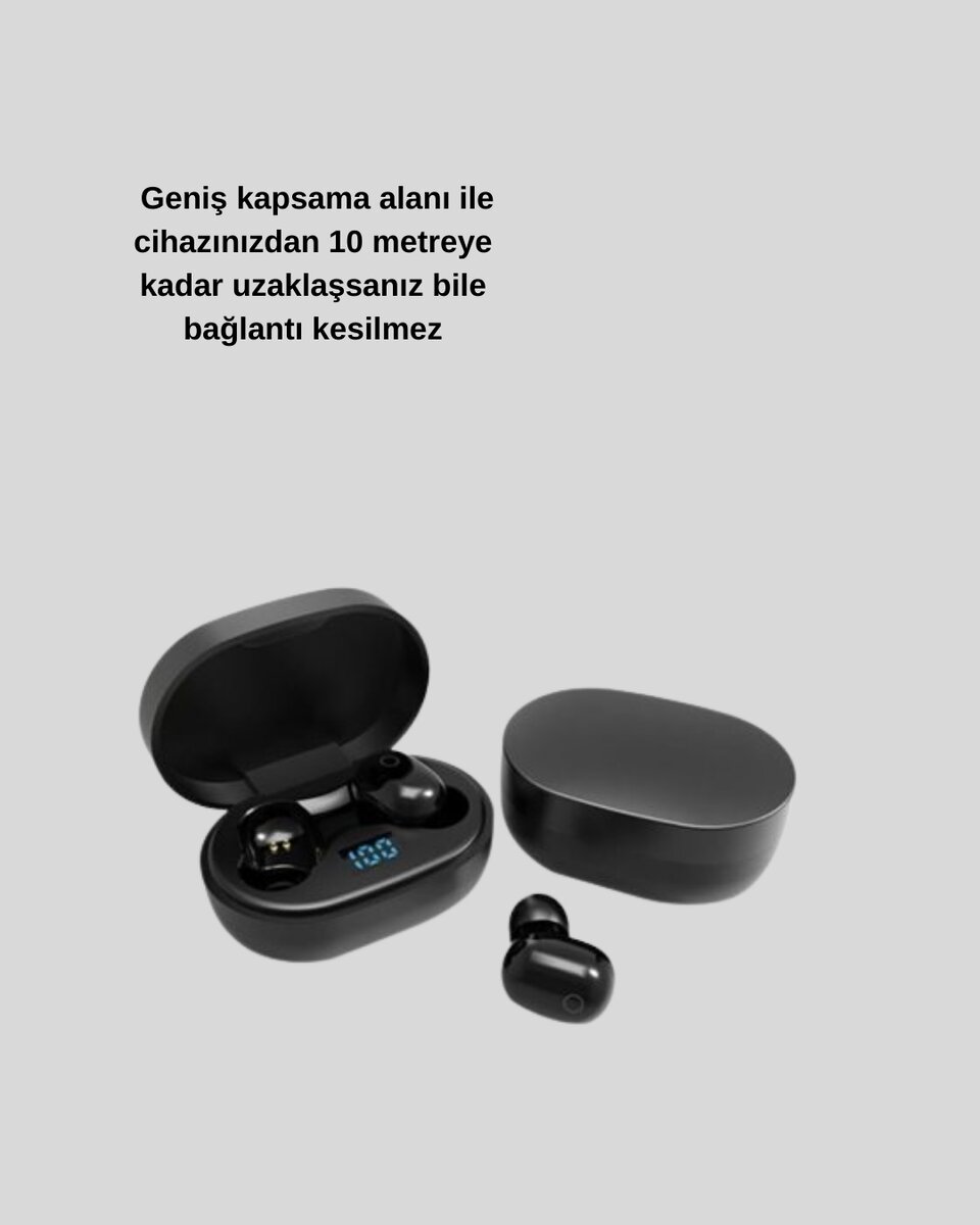iOS ve Android Uyumlu Bluetooth 5.0 Kulaklık 3 iOS ve Android Uyumlu Bluetooth 5.0 Kulaklık - Görsel 3