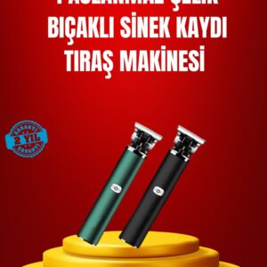 Ergonomik Tasarımlı Dayanıklı Metal Gövdeli Saç Kesme Makinesi