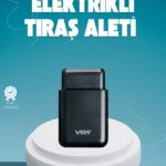Taşınabilir Mini Elektrikli Tıraş Makinesi | Sessiz ve Güçlü Motor