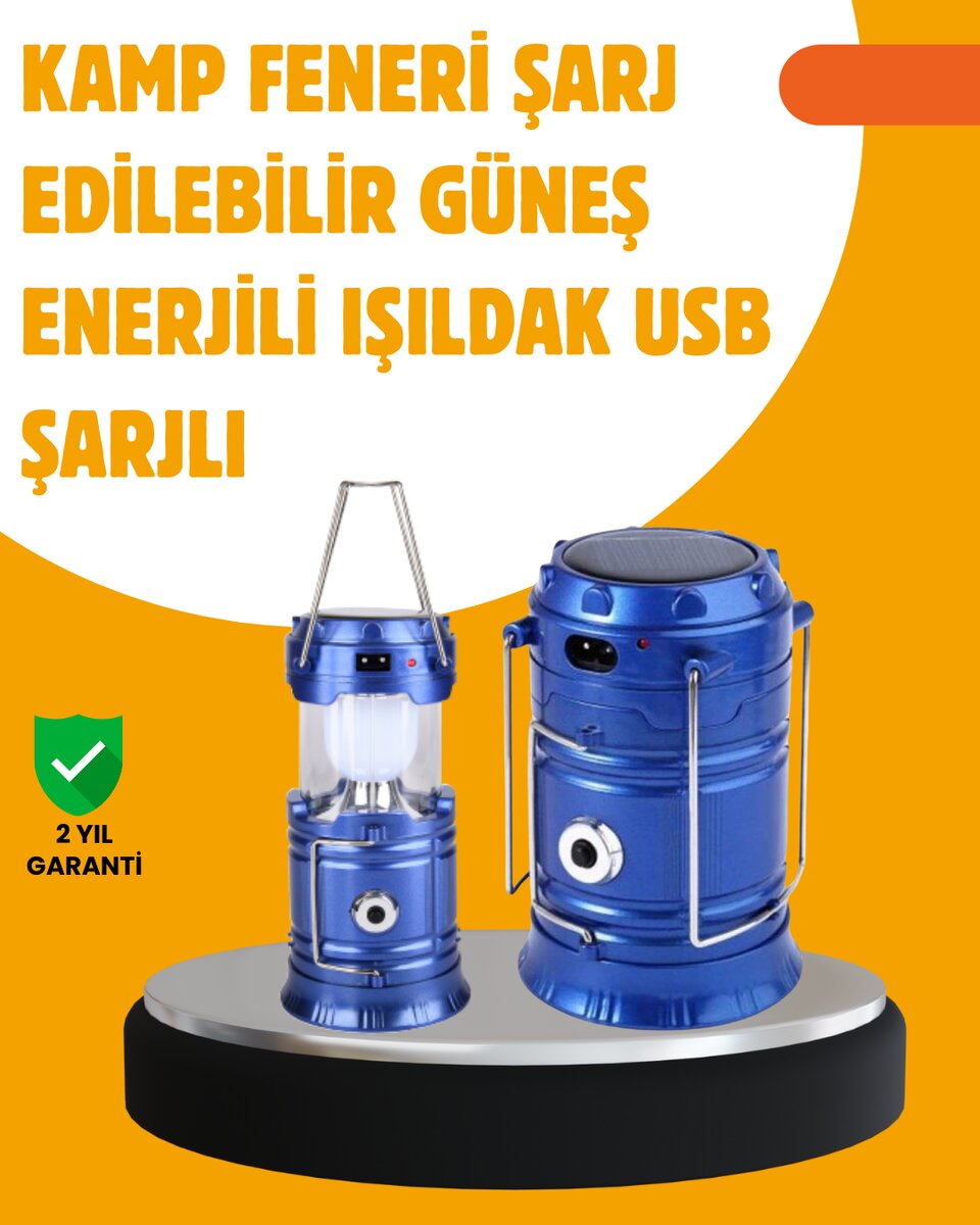 USB Şarjlı Çok Fonksiyonlu Kamp Feneri – Taşınabilir ve Dayanıklı 1 USB Şarjlı Çok Fonksiyonlu Kamp Feneri – Taşınabilir ve Dayanıklı