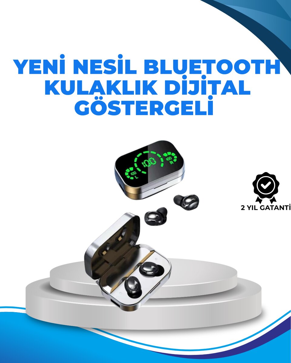 Gürültü Engelleyici Bluetooth Kulaklık – Akıllı Ekranlı, HiFi Ses Kalitesi 1 Gürültü Engelleyici Bluetooth Kulaklık – Akıllı Ekranlı, HiFi Ses Kalitesi
