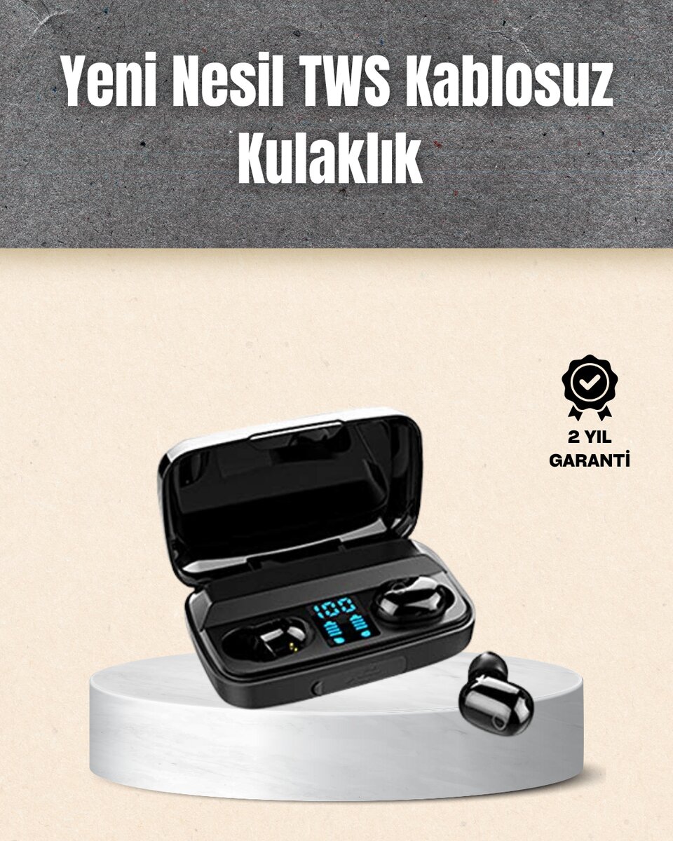 A10s TWS Ergonomik Bluetooth Kulaklık Uzun Pil Ömürlü 1 A10s TWS Ergonomik Bluetooth Kulaklık Uzun Pil Ömürlü