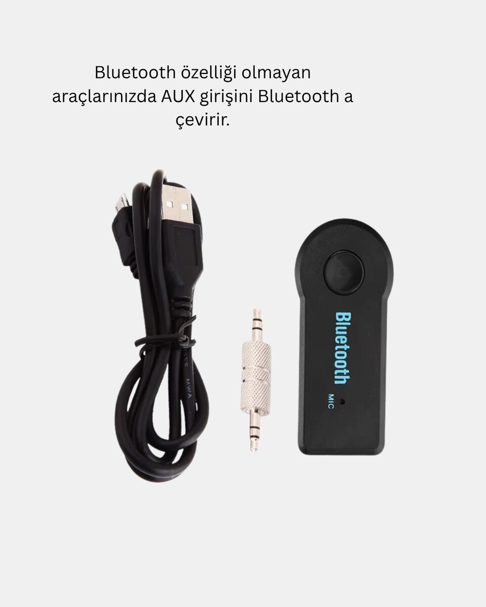 Car Bluetooth AUX Oto MP3 Player Kablosuz Müzik ve Görüşme Cihazı 3 Car Bluetooth AUX Oto MP3 Player Kablosuz Müzik ve Görüşme Cihazı - Görsel 3