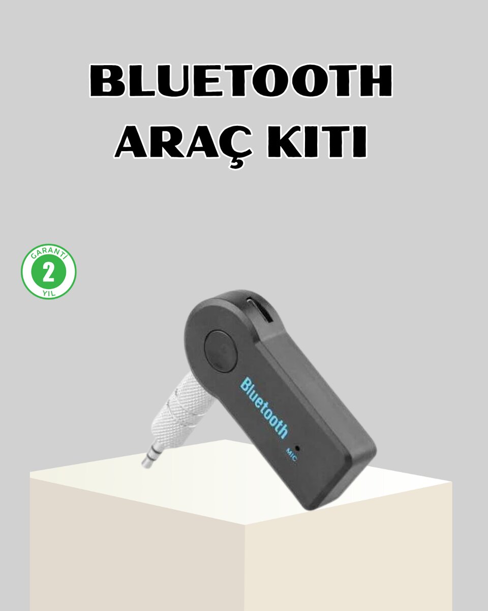 Bluetooth Araç Kiti AUX MP3 Çalar Kablosuz Eller Serbest Cihaz 1 Bluetooth Araç Kiti AUX MP3 Çalar Kablosuz Eller Serbest Cihaz
