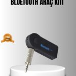 Bluetooth AUX Araç Kiti Eller Serbest Müzik Çalar Dahili Mikrofonlu