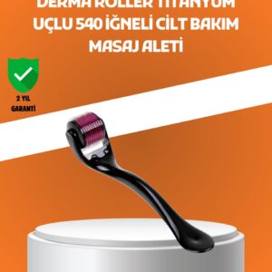 Haydiburaya 96 540 İğneli Titanyum Dermaroller Profesyonel Ev Tipi Cilt Yenileme Aparatı