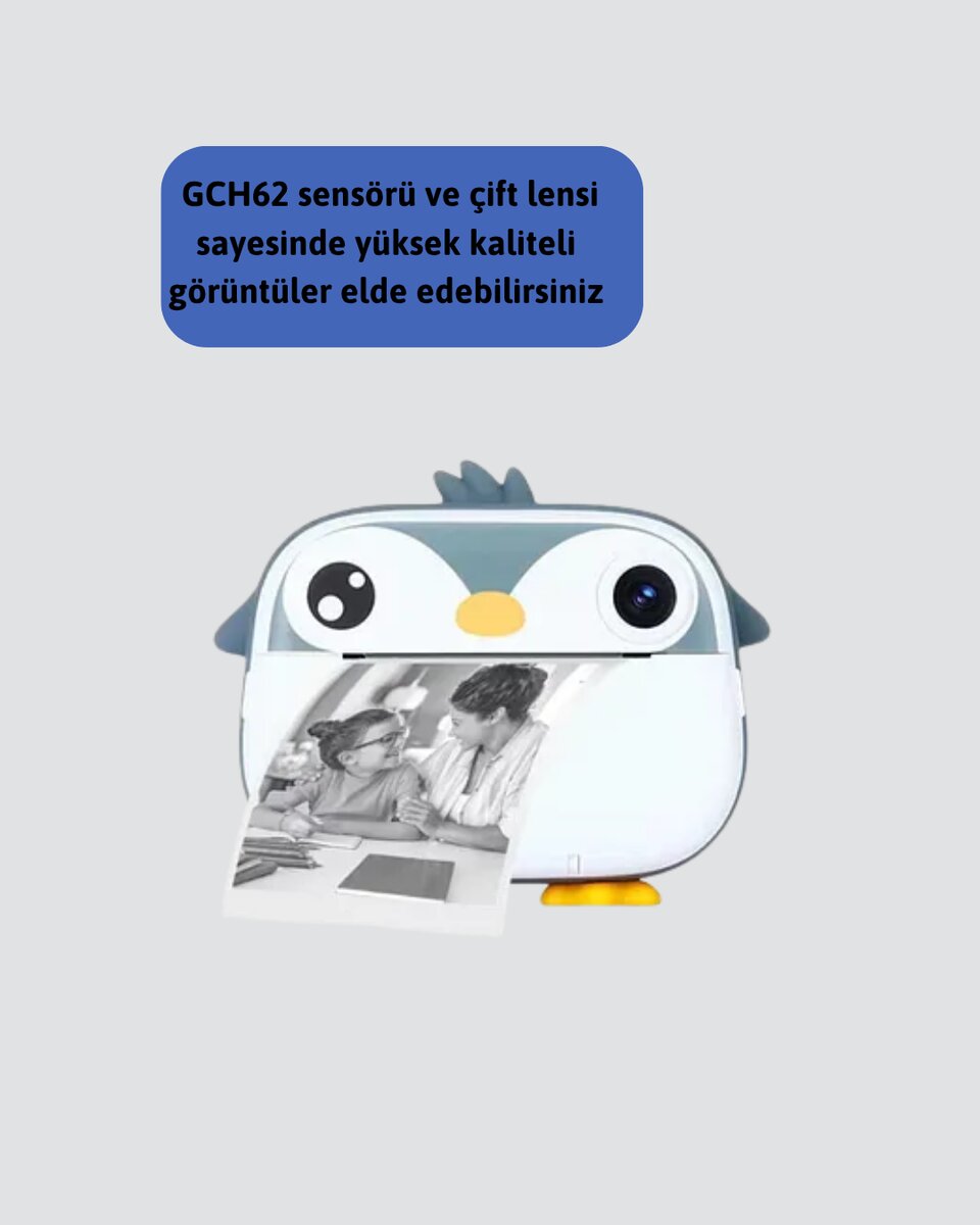 64GB TF Kart Destekli Çoklu Dil Seçeneği Sunan Anında Baskı Kamera 2 64GB TF Kart Destekli Çoklu Dil Seçeneği Sunan Anında Baskı Kamera - Görsel 2
