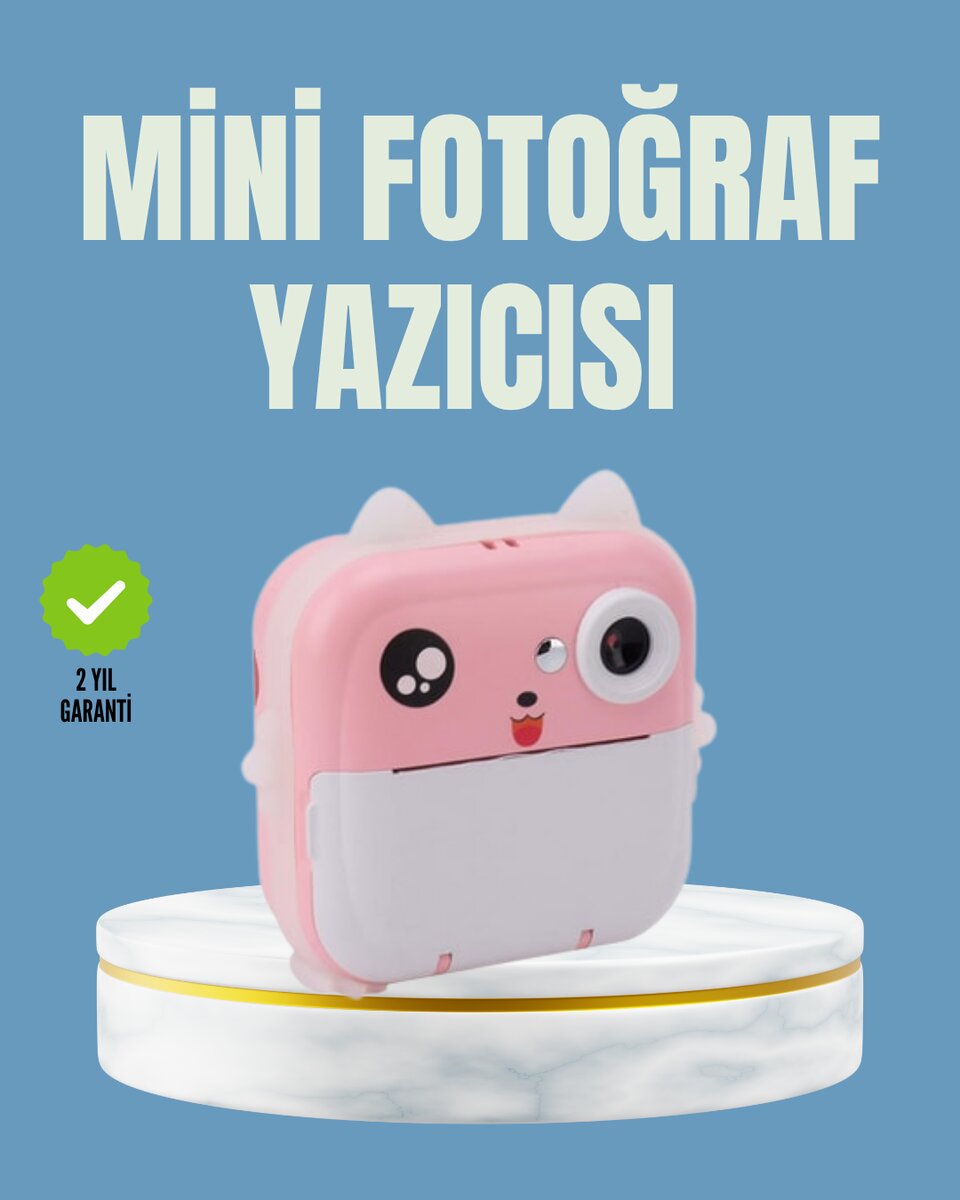Anında Baskı ve Yüksek Çözünürlüklü Çift Lensli Fotoğraf Makinesi 1 Anında Baskı ve Yüksek Çözünürlüklü Çift Lensli Fotoğraf Makinesi
