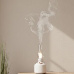 USB Şarjlı Gaz Lambası Modeli Nano Mist Aromaterapi Nemlendirici 280 ml
