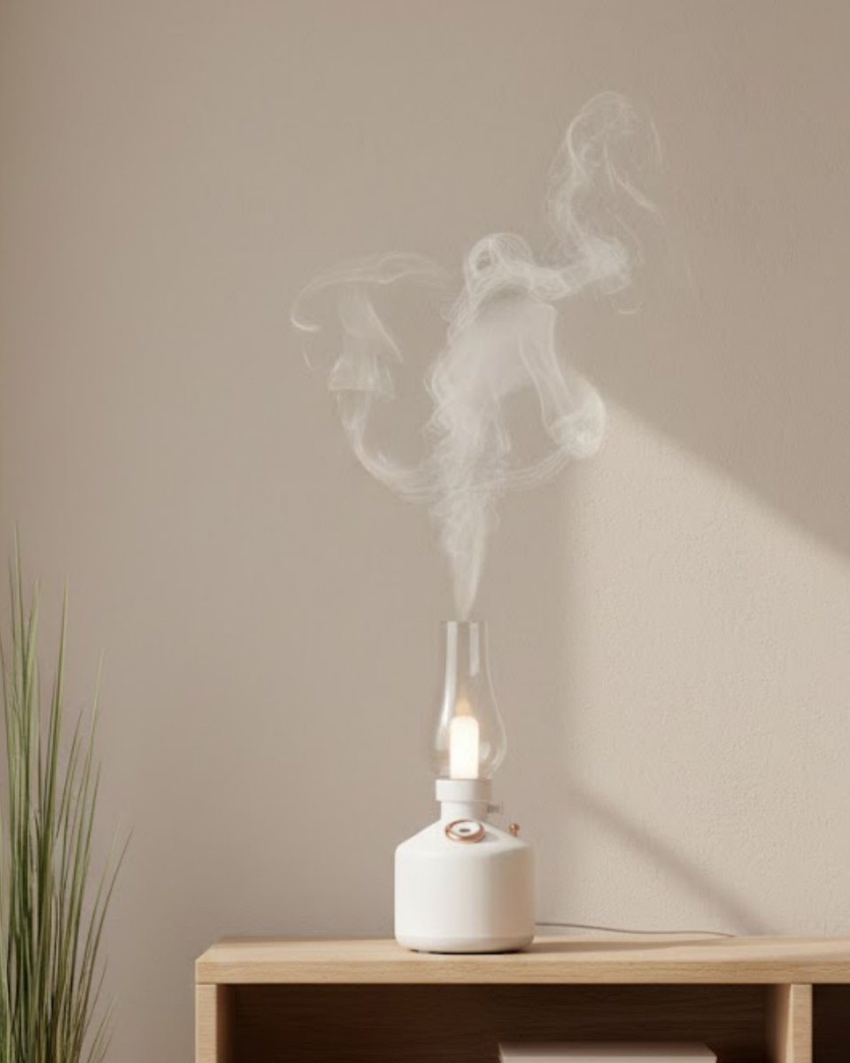 USB Şarjlı Gaz Lambası Modeli Nano Mist Aromaterapi Nemlendirici 280 ml 1 USB Şarjlı Gaz Lambası Modeli Nano Mist Aromaterapi Nemlendirici 280 ml