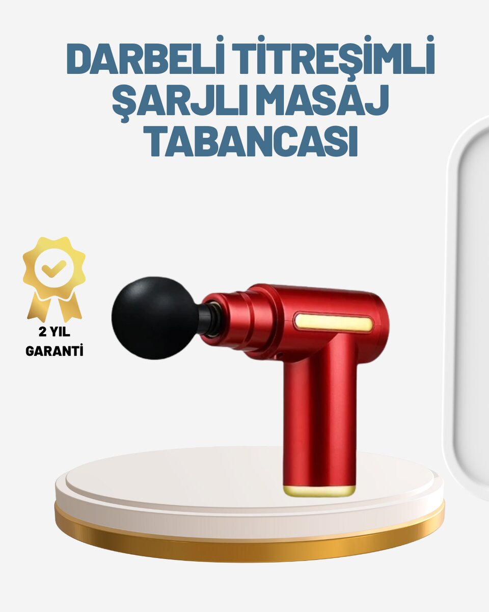 Elektrikli Masaj Tabancası Sessiz Çalışma ve Derin Doku Masajı 1 Elektrikli Masaj Tabancası Sessiz Çalışma ve Derin Doku Masajı