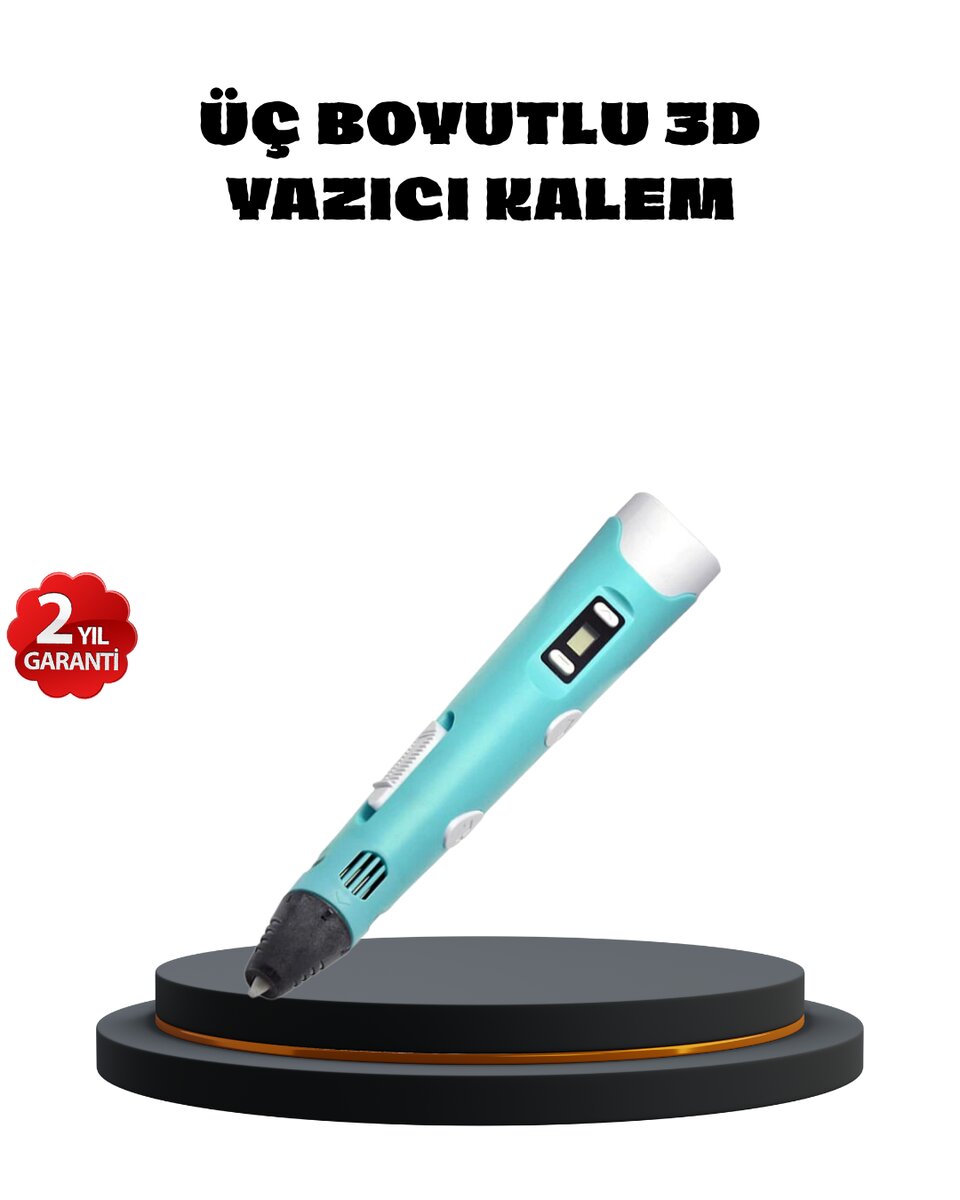 3D Yazıcı Kalem FDM Teknolojili ve ABS PLA Filament Uyumlu 1 3D Yazıcı Kalem FDM Teknolojili ve ABS PLA Filament Uyumlu