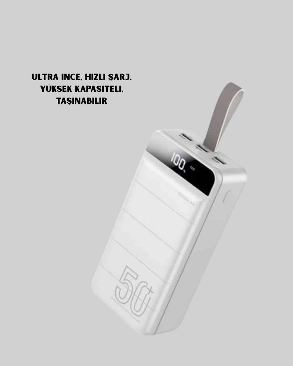 22.5W PD Destekli Taşınabilir Şarj Cihazı Çoklu Çıkışlı Model Powerbank 3 22.5W PD Destekli Taşınabilir Şarj Cihazı Çoklu Çıkışlı Model Powerbank - Görsel 3